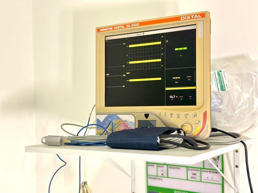 Leito com monitorização no Bella Prime
